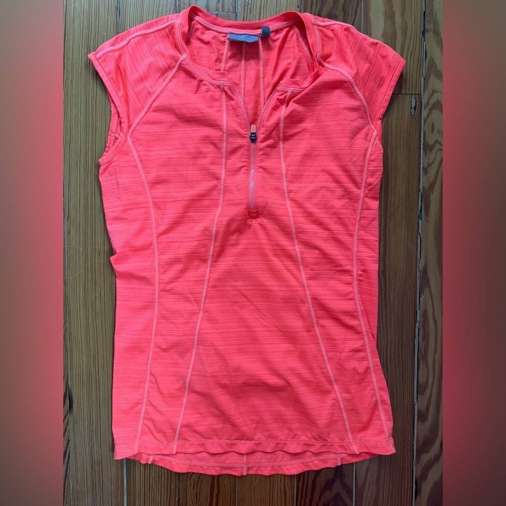 Athleta Neon Active Zip Tank